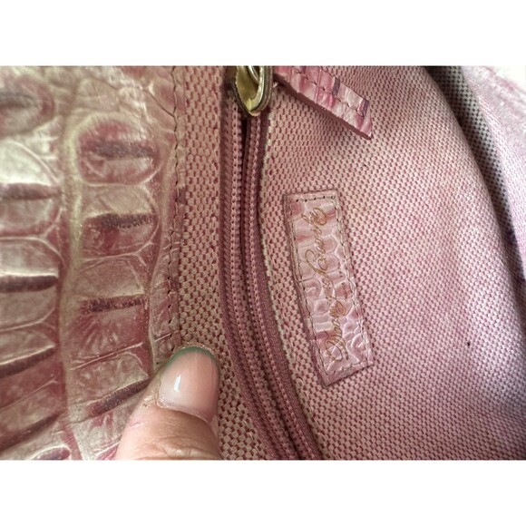 Dooney & Bourke Authentic Faded Crocodile Leather Small Shoulder Bag Purse - Picture 8 of 10